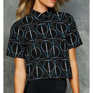 Blackmilk deathly hallows boss shirt